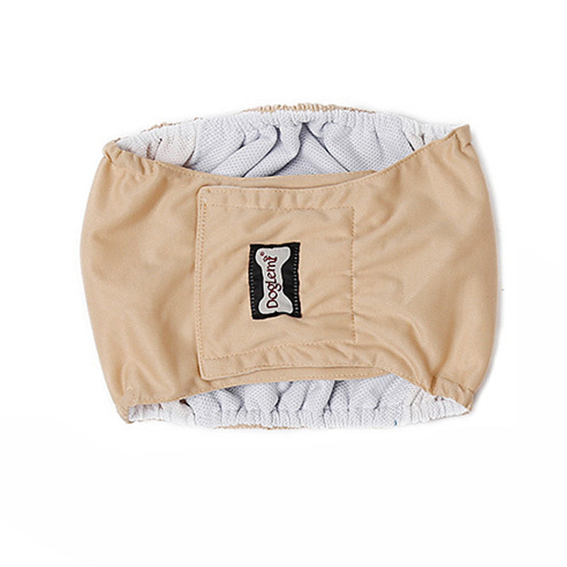 Male Dog Restraint Courtesy Belt Pet Supplie Washable Sanitary Diapers