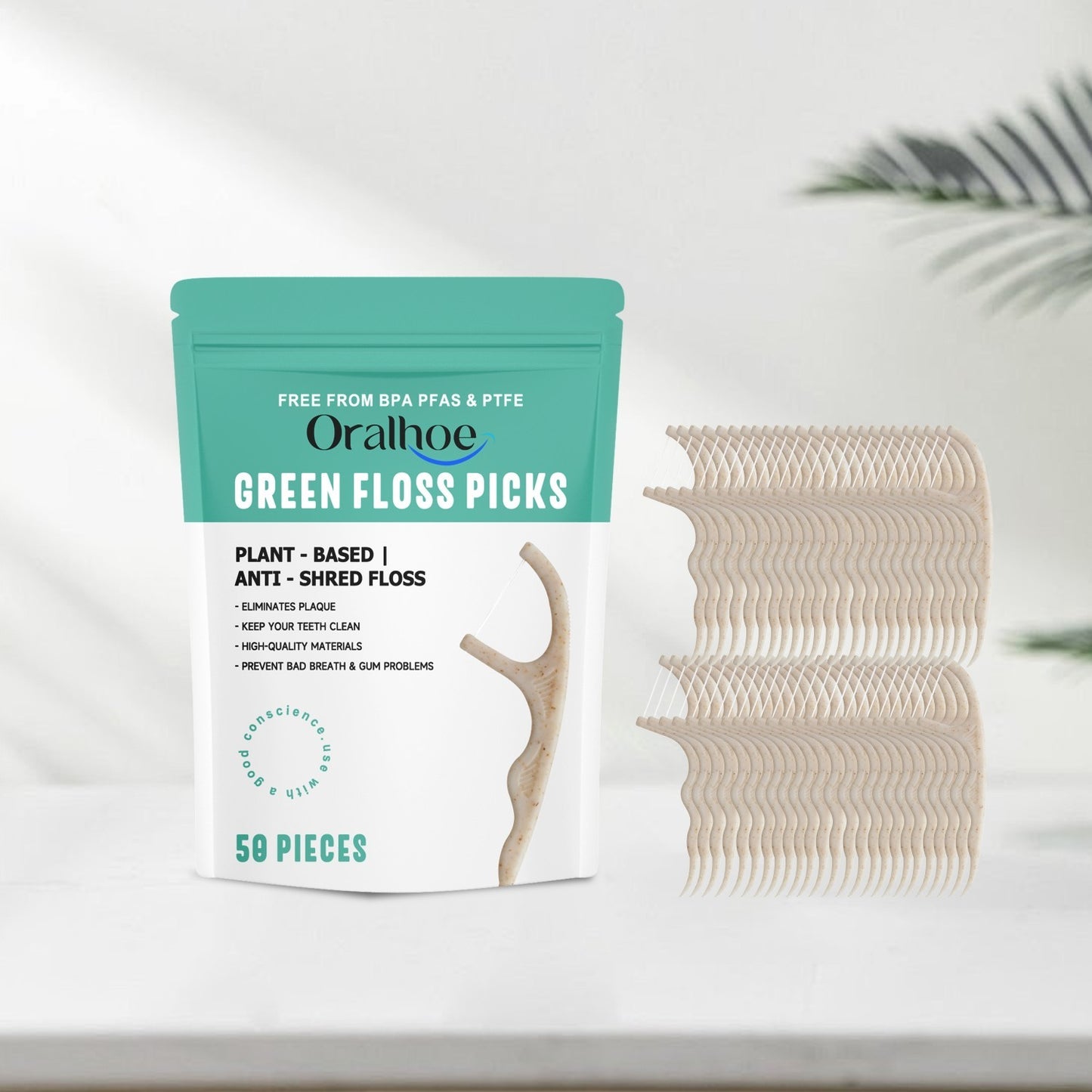 Cleaning Dental Floss Stick