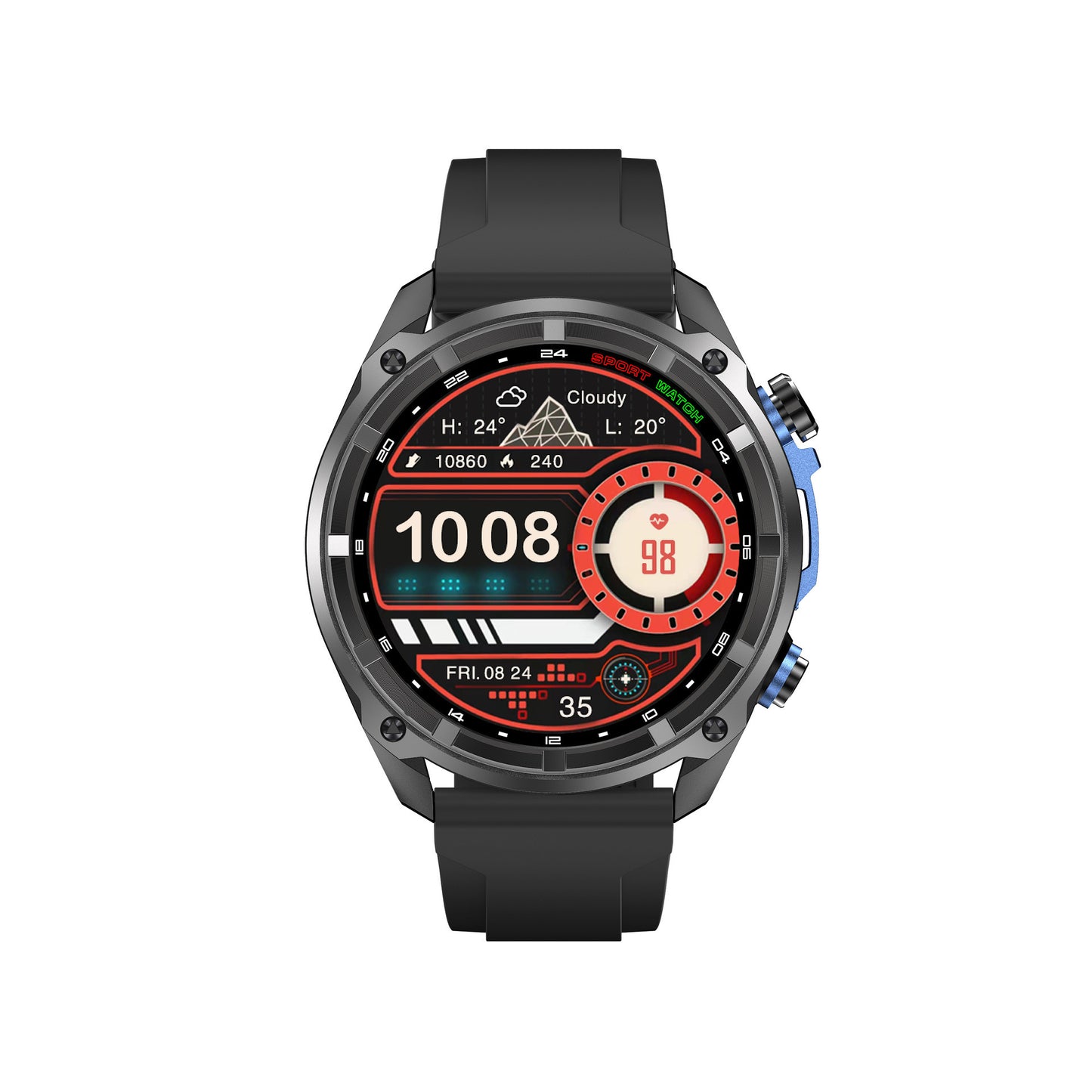 Navigation Positioning Flashlight Ultra-long Life Battery Waterproof Smart Watch