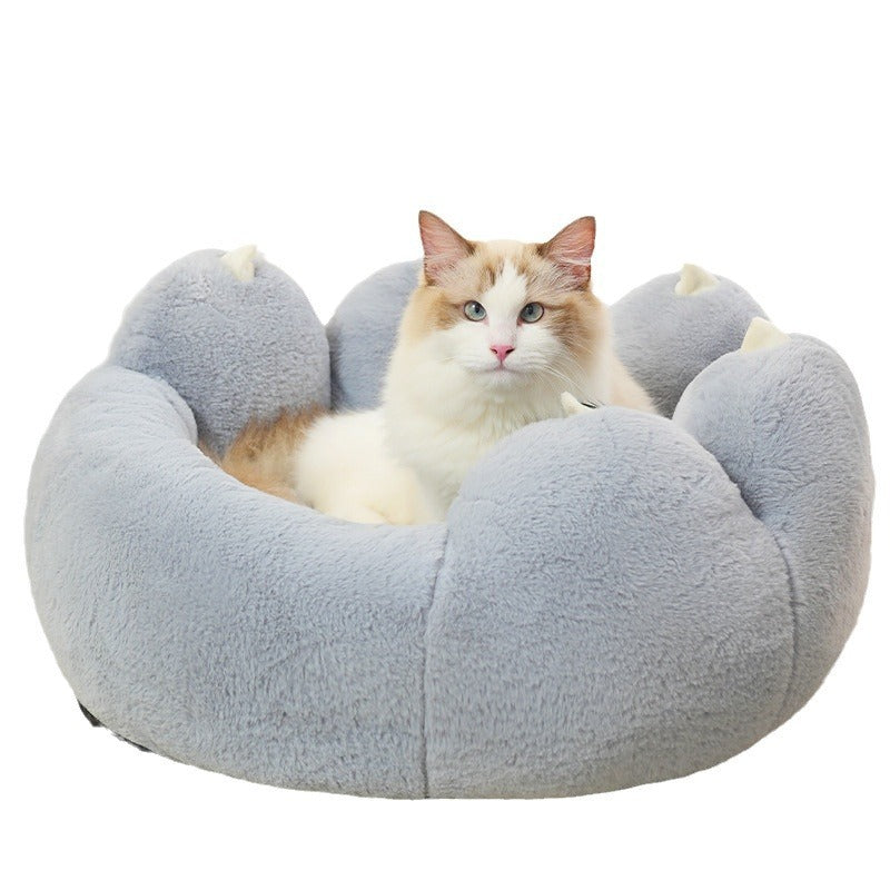Cat's Nest Dog's Nest Pet's Winter Five-finger Cat's Paw Nest Thickened Four-season Universal Nest Warm Pet's Nest