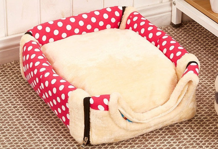 Dual-purpose Nest Removable And Washable Portable Pet Nest