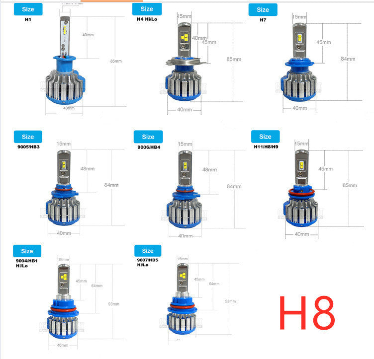 Car LED Bulb H4 Car Light