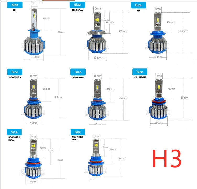 Car LED Bulb H4 Car Light