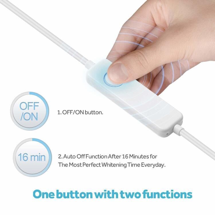 Wire controlled dental tray light