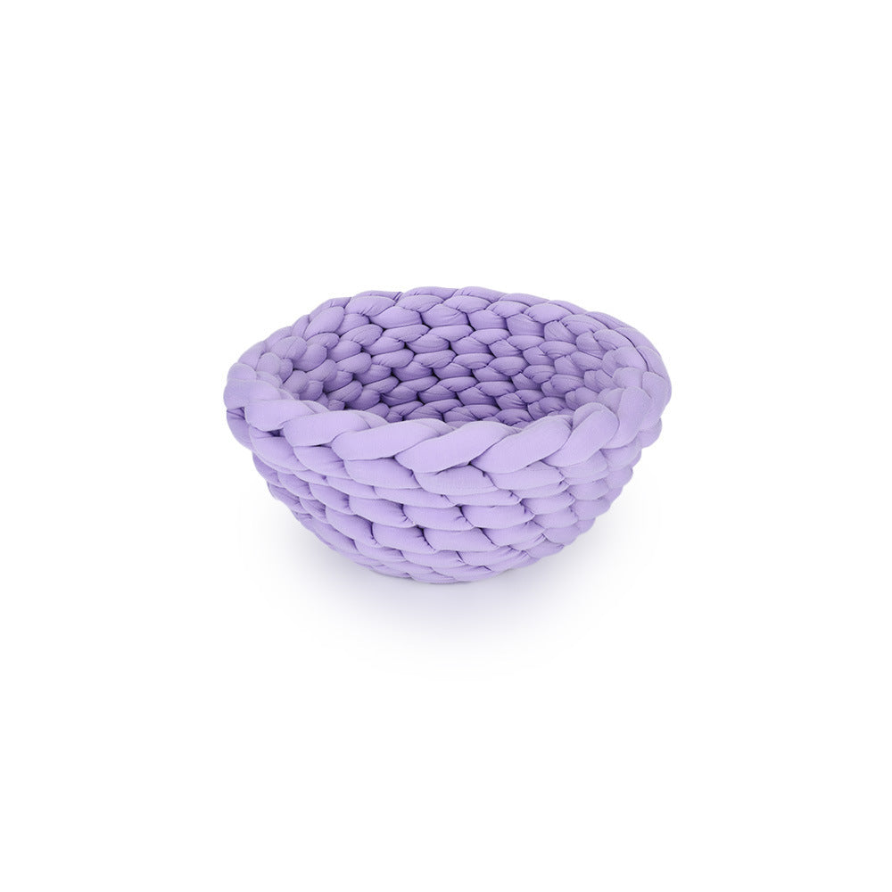 Pet  Nest Hand Woven Filling Cotton Machine Washable Personality Cat's Nest Dog's Nest