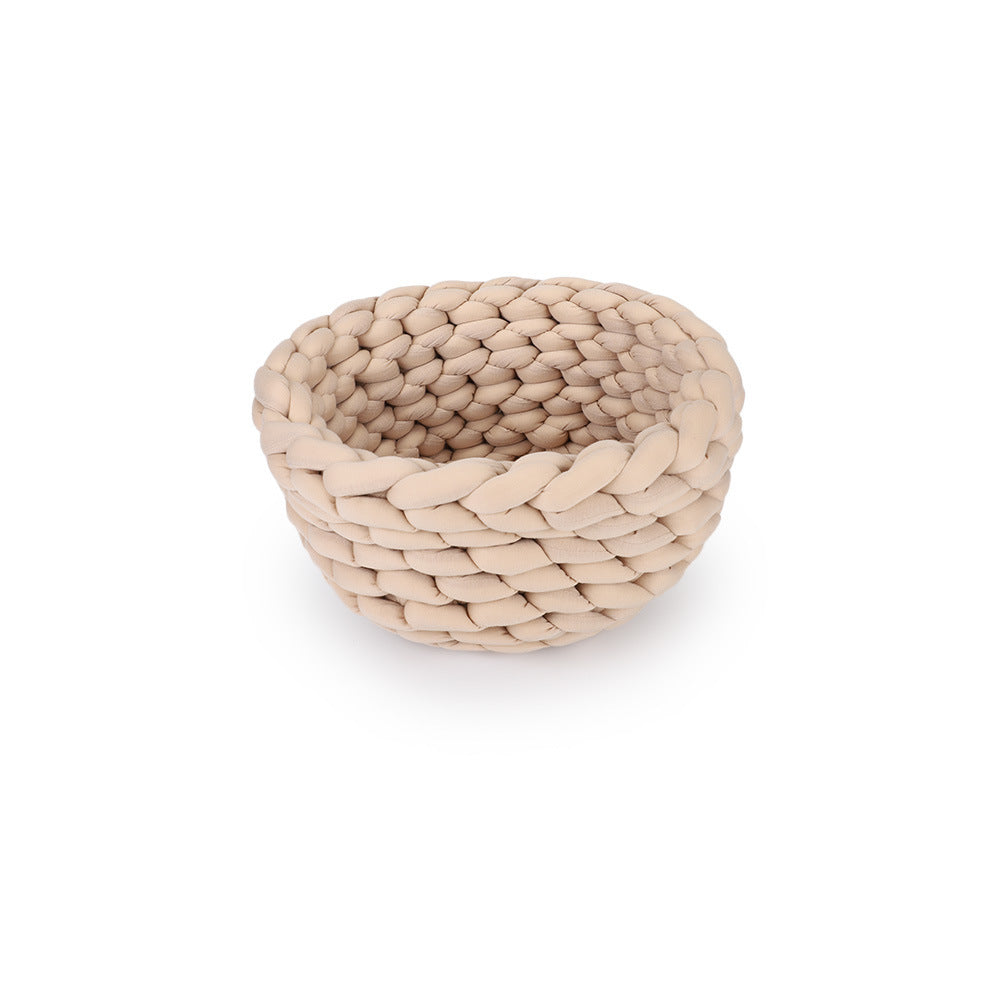 Pet  Nest Hand Woven Filling Cotton Machine Washable Personality Cat's Nest Dog's Nest