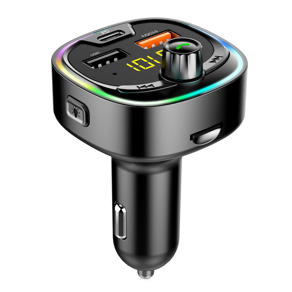New Car Mp3 Player Led Colorful Marquee Light Car Bluetooth