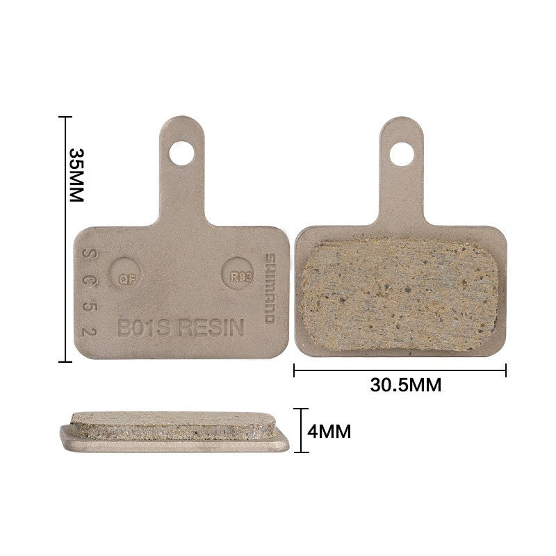 Oil Disc Brake Pads F04C J02A B01S Resin Metal Cooling Pad