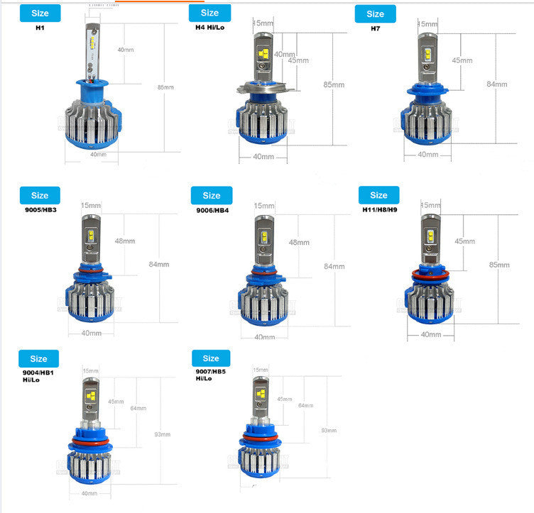 Car LED Bulb H4 Car Light