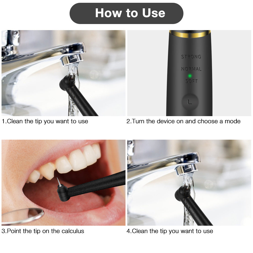 Household electric dental scaler