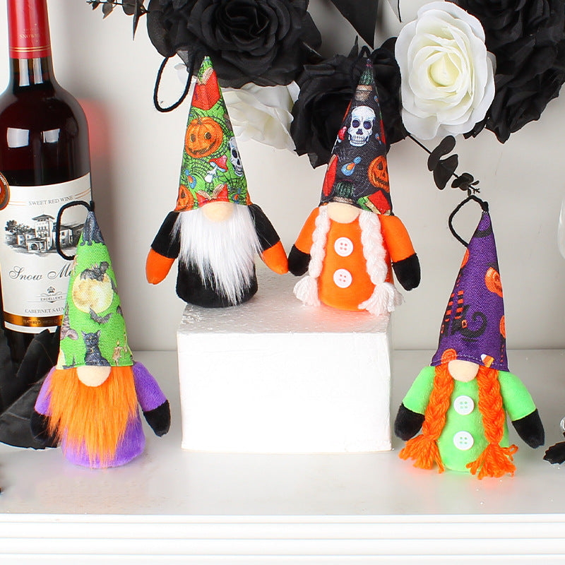 Faceless Elderly Holiday Decoration Pendant