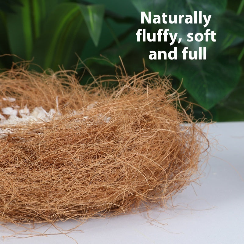 Bird Nest Coconut Shred Grass Yam Parrot Nest Rat Pigeon Bird Nest Sawdust Padding