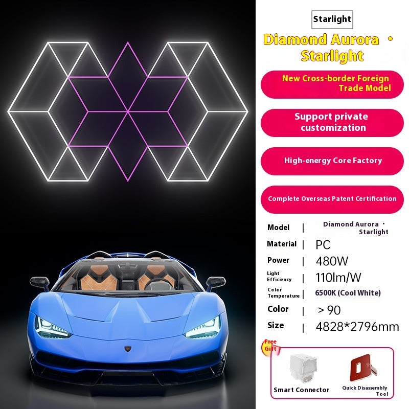 Honeycomb Car Beauty Led Station Light