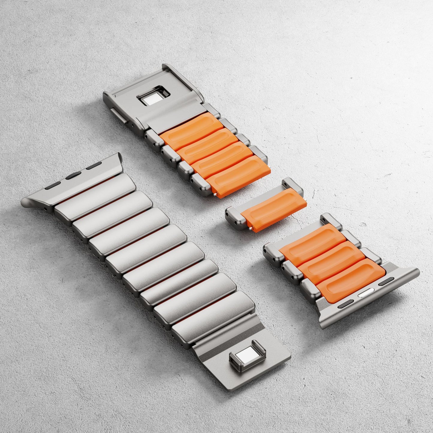 Magnetic Titanium Watch Strap