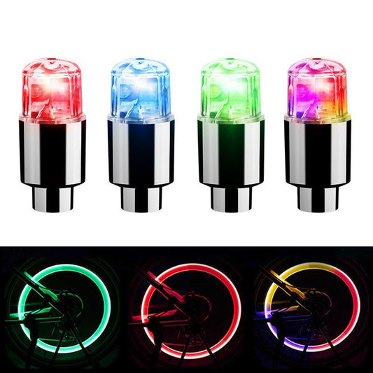 Universal Wheel LED Light Car Motorcycle Bike Neon Valve Cover