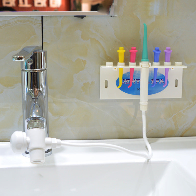 Portable dental cleaning device