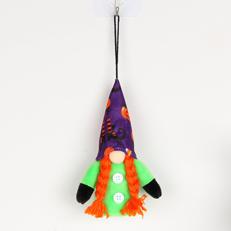 Faceless Elderly Holiday Decoration Pendant