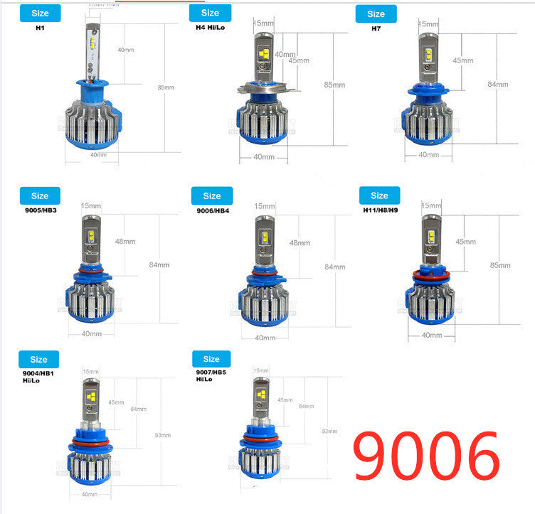 Car LED Bulb H4 Car Light