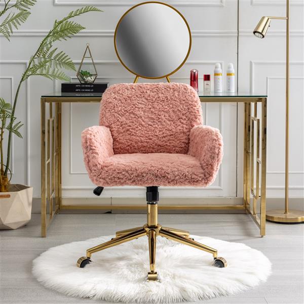 Furniture Office Chairs, Adjustable Desk Chairs, Swivel Office Chairs-pink-It Is Forbidden To Sell On The Temu Platform