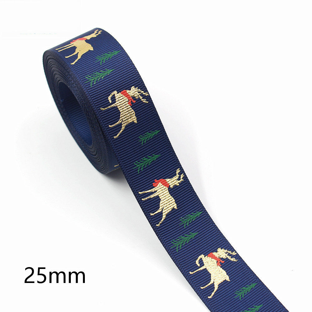 Christmas Ribbon With Holiday Party Decoration