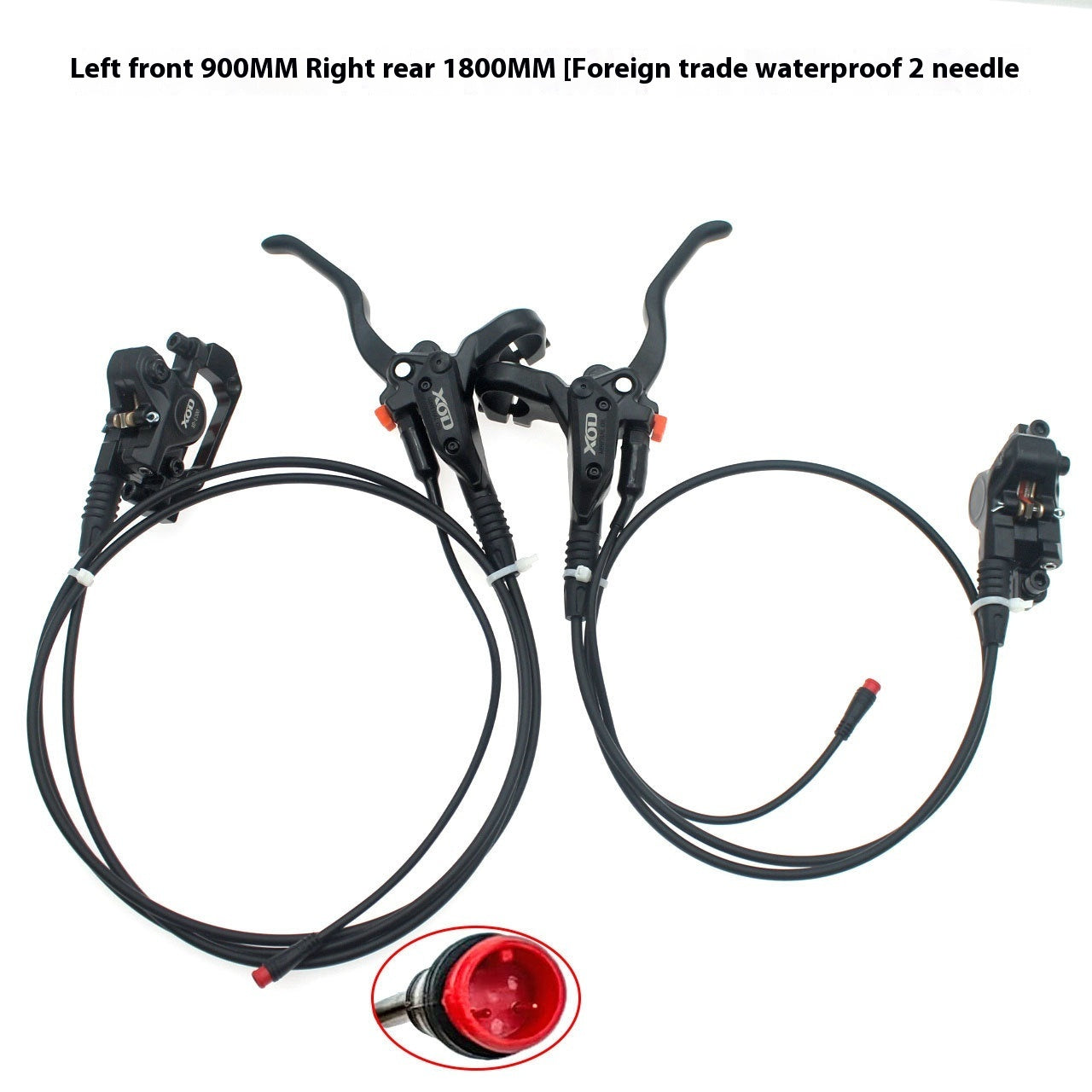 Electric Power Car Scooter Hydraulic Disc Brakes Folding Lithium Bicycle Double Piston Brake