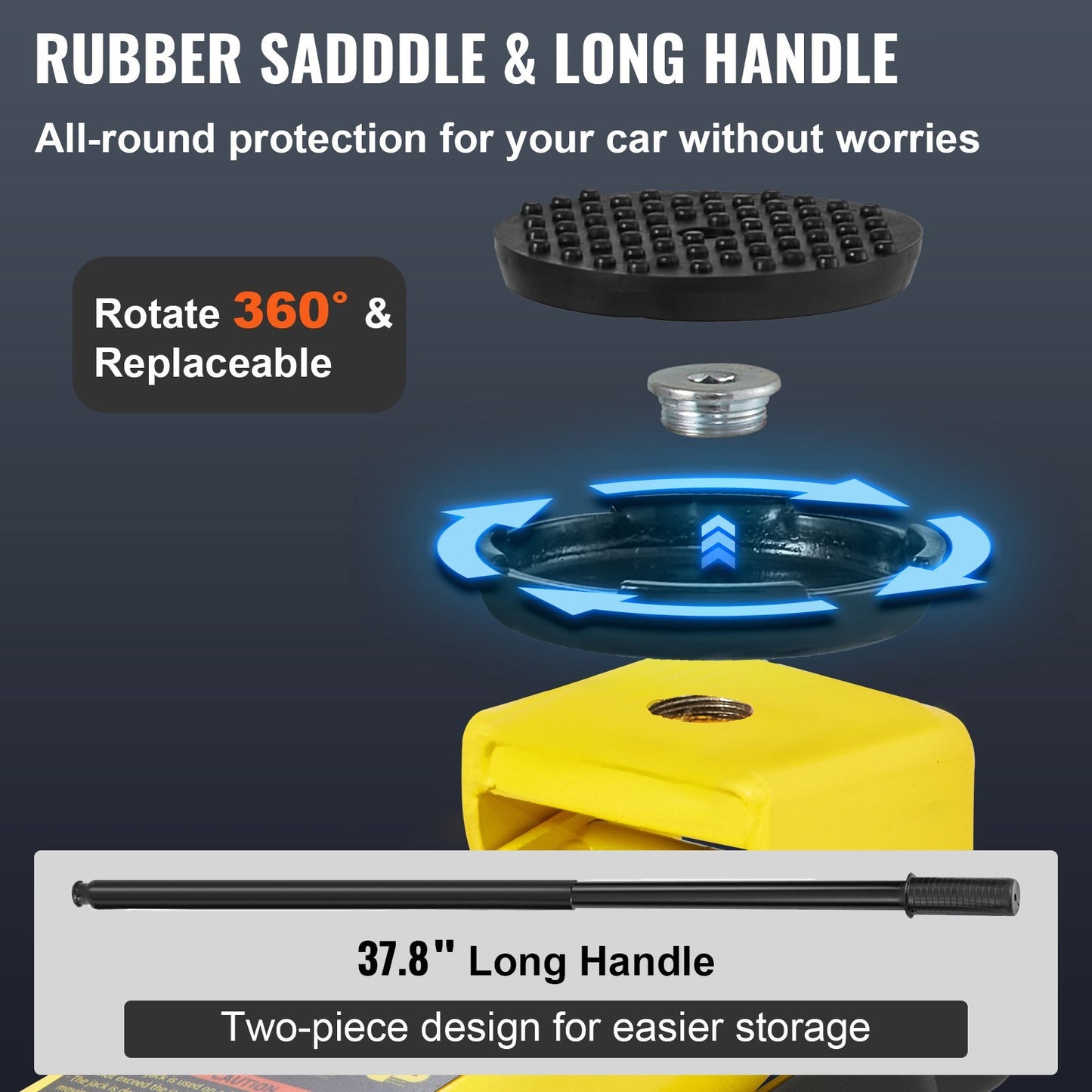 Low Profile Floor Jack 3 Ton Heavy Steel Single Piston Hydraulic