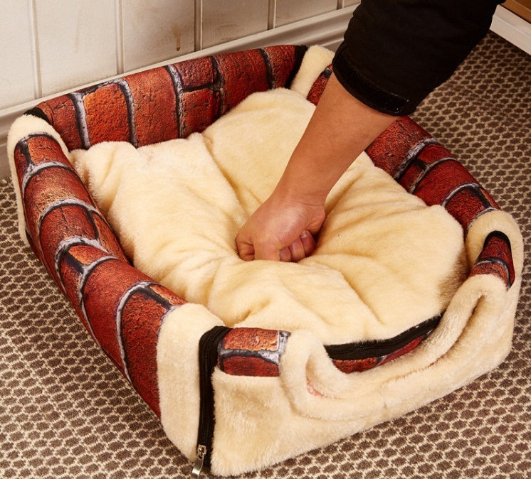 Dual-purpose Nest Removable And Washable Portable Pet Nest