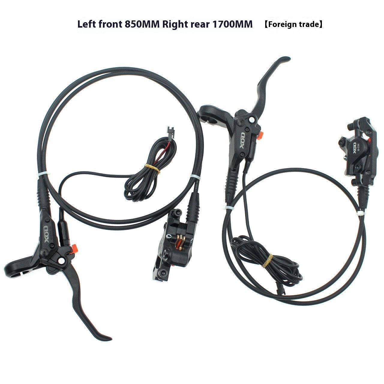 Electric Power Car Scooter Hydraulic Disc Brakes Folding Lithium Bicycle Double Piston Brake