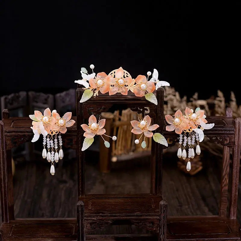 Tassel Full Set Antique Hair Clasp Chinese Style Classical Simplicity Hair Accessories