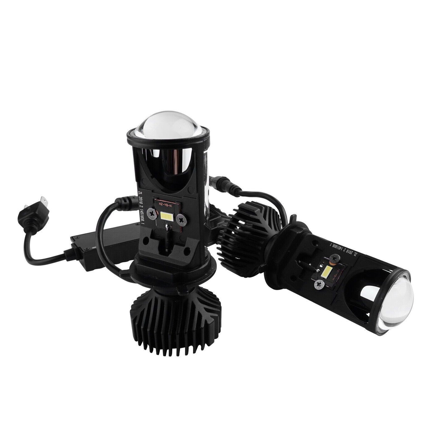 Lens Car Motorcycle Universal LED Headlight Fish Eye Light