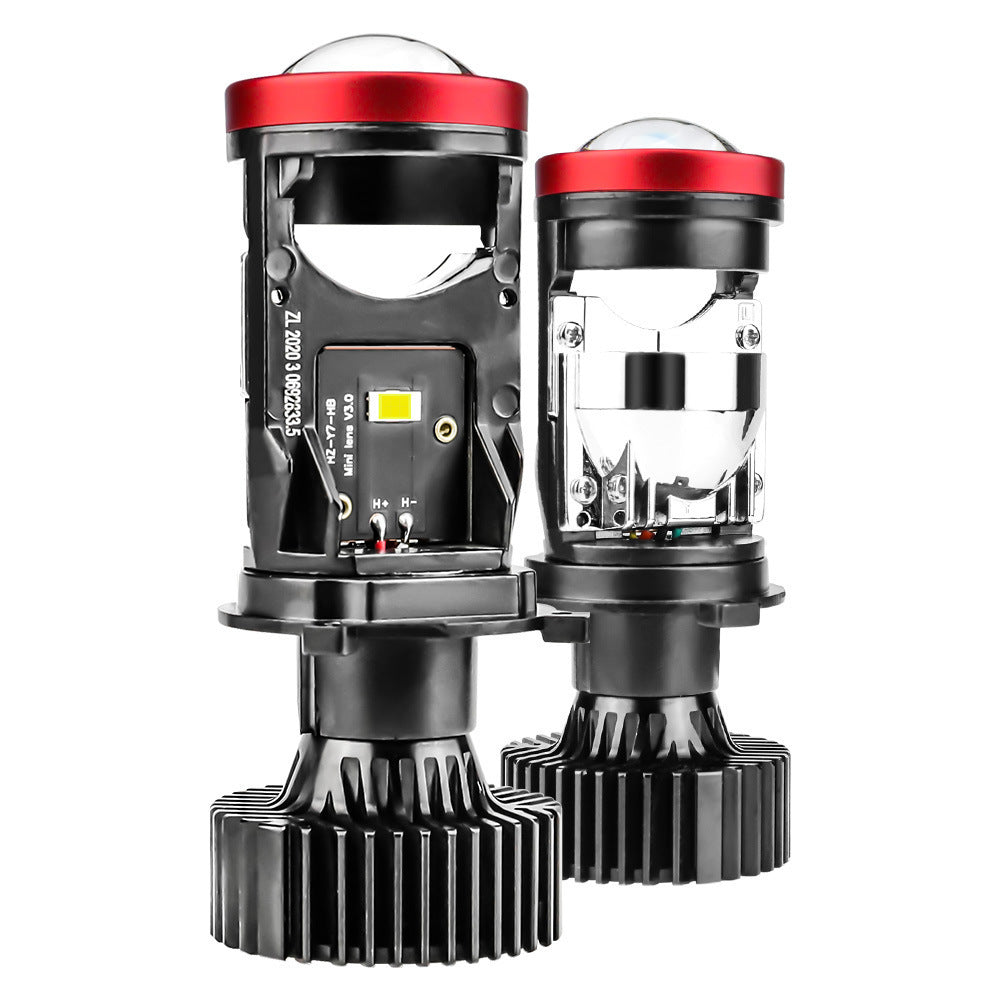 Lens Car Motorcycle Universal LED Headlight Fish Eye Light