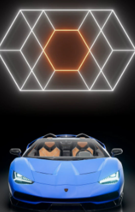 Honeycomb Car Beauty Led Station Light