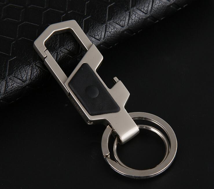 Creative Bottle Opener Led Light Car Keychain