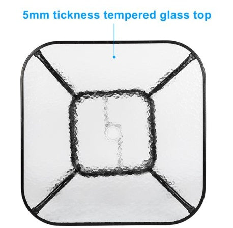 Square Outdoor Dining Table 80x80x70cm