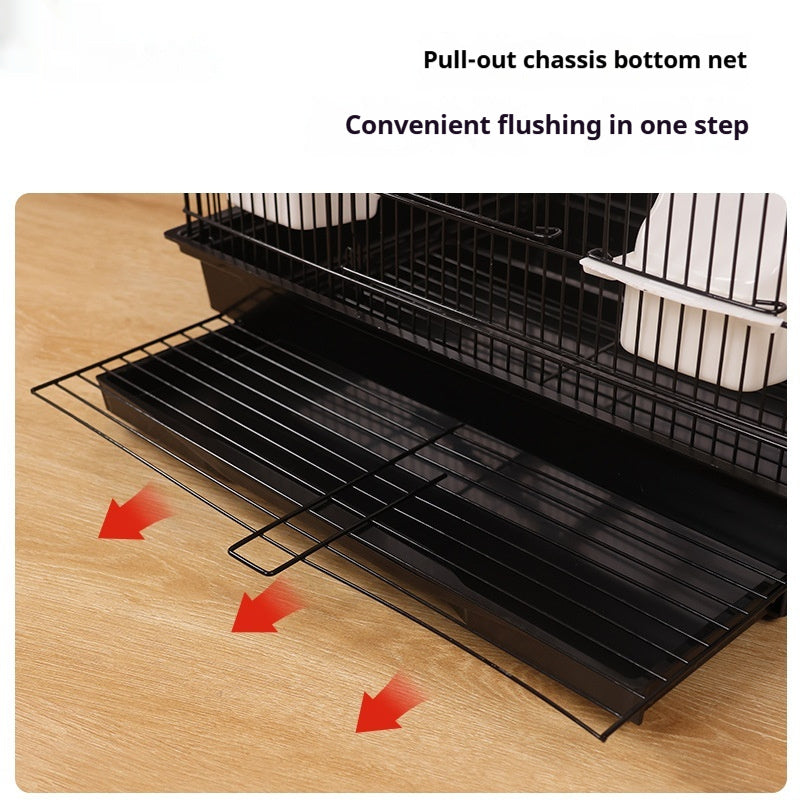 Super Large Luxury Parrot Cage Bird Cage Home Tiger Skin Peony Special Large Villa Ecological Breeding Cage