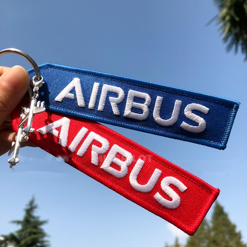 Boeing Embroidered Keychain Engine Engine