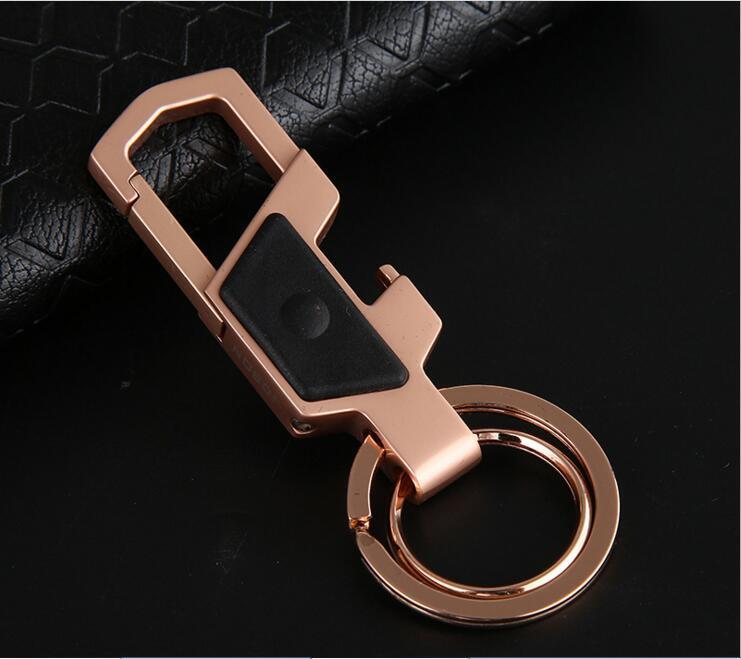Creative Bottle Opener Led Light Car Keychain