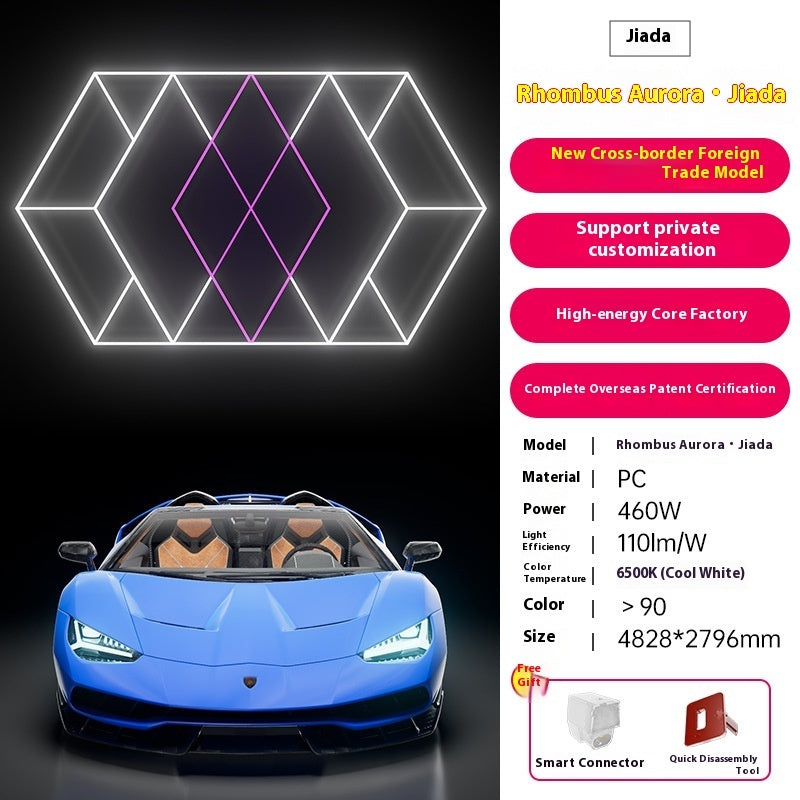 Honeycomb Car Beauty Led Station Light