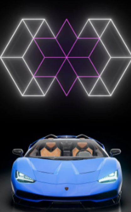 Honeycomb Car Beauty Led Station Light