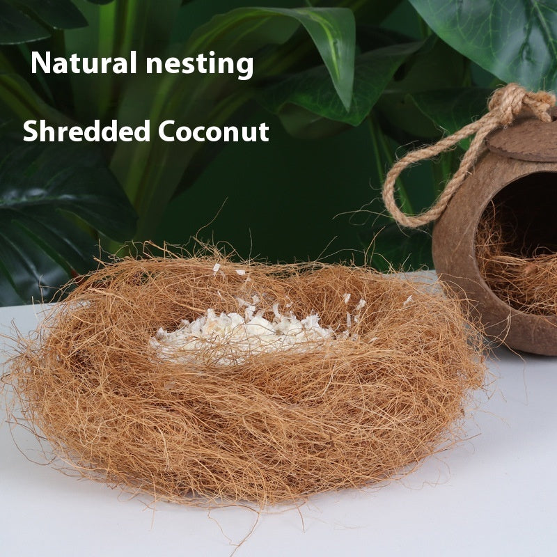 Bird Nest Coconut Shred Grass Yam Parrot Nest Rat Pigeon Bird Nest Sawdust Padding