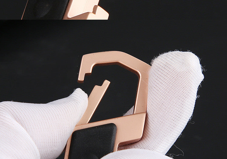Creative Bottle Opener Led Light Car Keychain