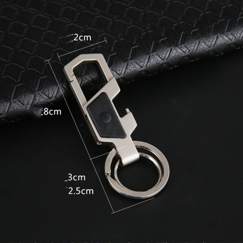 Creative Bottle Opener Led Light Car Keychain