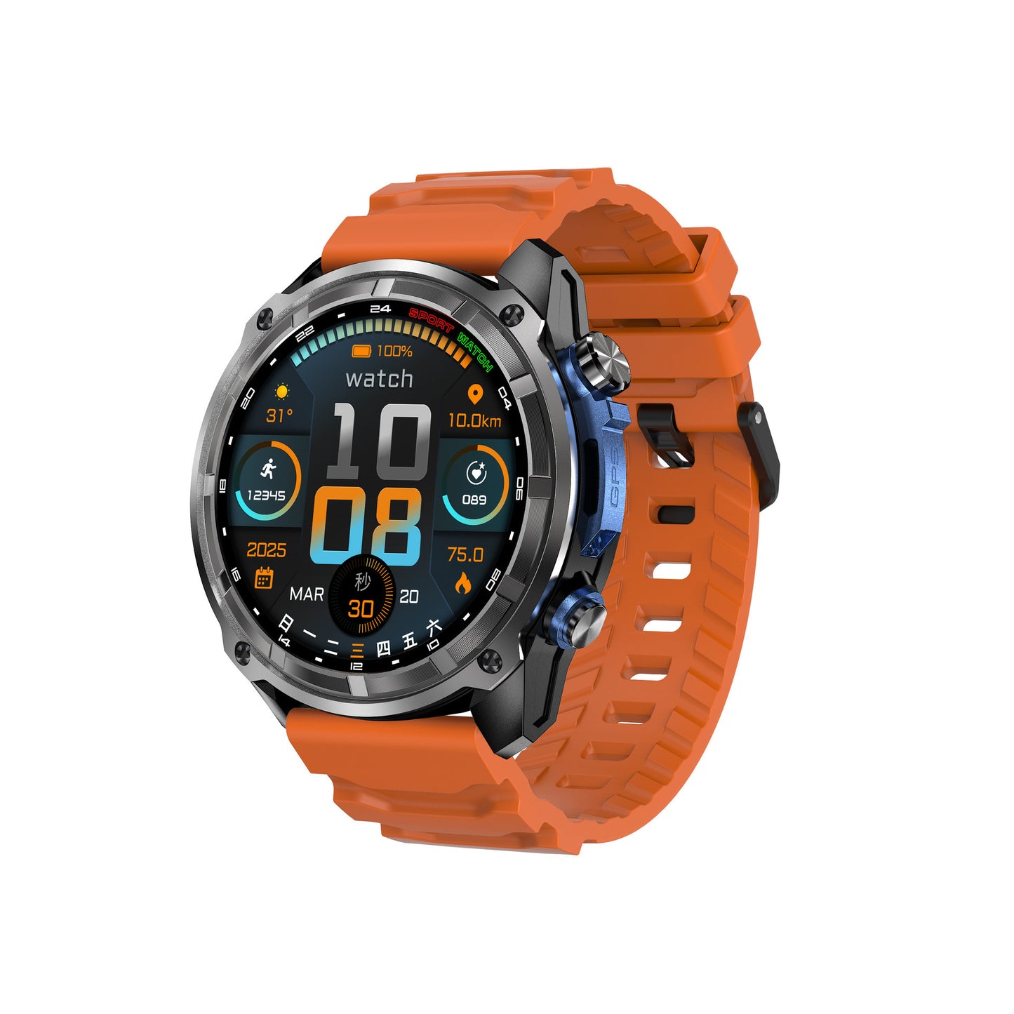 Navigation Positioning Flashlight Ultra-long Life Battery Waterproof Smart Watch
