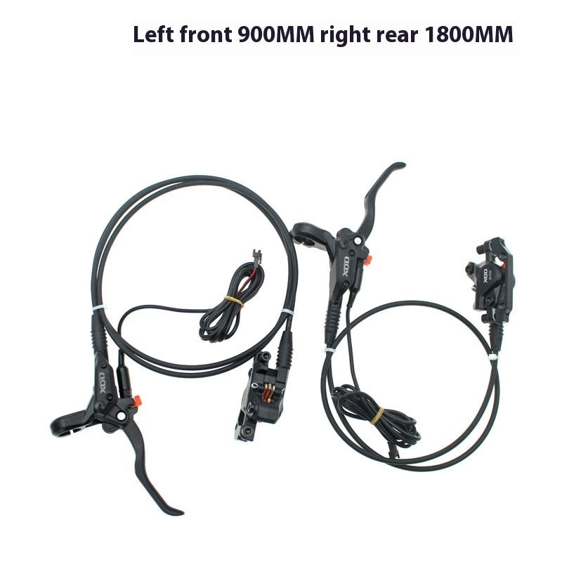 Electric Power Car Scooter Hydraulic Disc Brakes Folding Lithium Bicycle Double Piston Brake