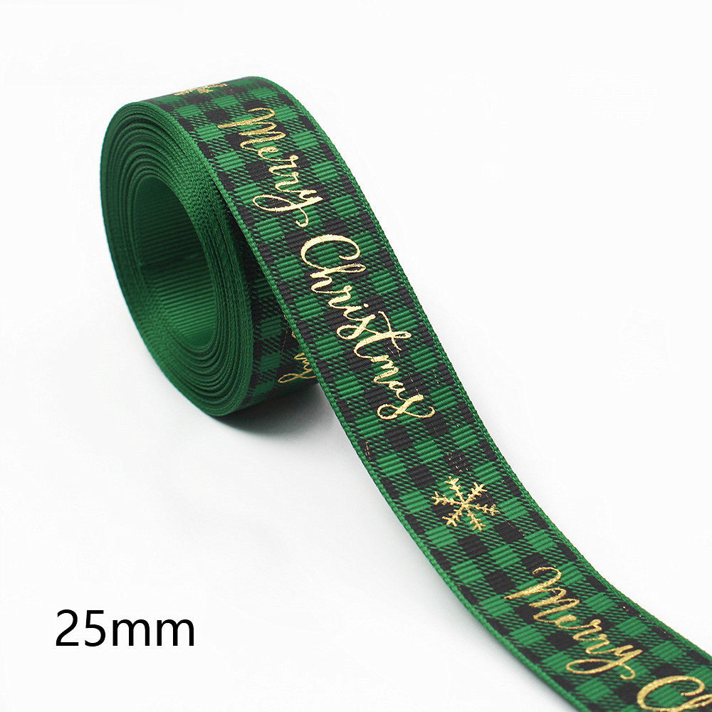 Christmas Ribbon With Holiday Party Decoration